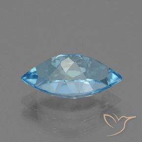 Topaz Gemstone in 14 x 8.1 mm Size for Sale, Topaz Stone in Swiss Blue Color