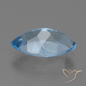 Topaz Gemstone in 14 x 8.3 mm Size for Sale, Topaz Stone in Swiss Blue Color