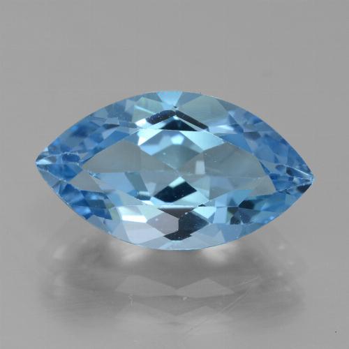 Blue Topaz Gem - 4.4ct Marquise Facet (ID: 438780)