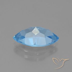 Topaz Gemstone in 14 x 8.1 mm Size for Sale, Topaz Stone in Swiss Blue Color