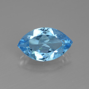Medium Blue Topaz Gem - 3.7ct Marquise Facet (ID: 438848)