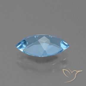 Topaz Gemstone in 13.4 x 8.1 mm Size for Sale, Topaz Stone in Sky Blue Color