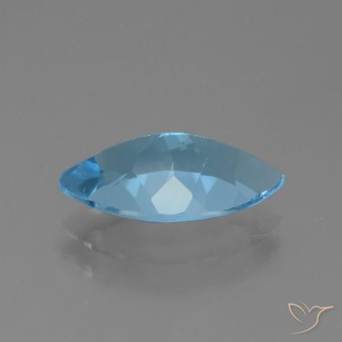 Topaz Gemstone in 14.2 x 8.2 mm Size for Sale, Topaz Stone in Swiss Blue Color