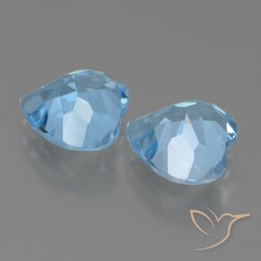 Topaz Gemstones in 9 x 9 mm (calibrated) Size for Sale, Topaz Stones in Sky Blue Color