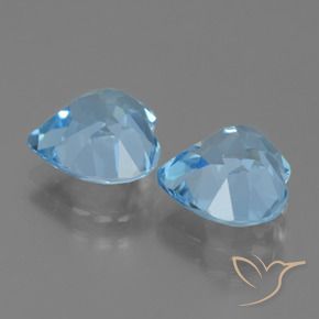 Topaz Gemstones in 9 x 9 mm (calibrated) Size for Sale, Topaz Stones in Sky Blue Color