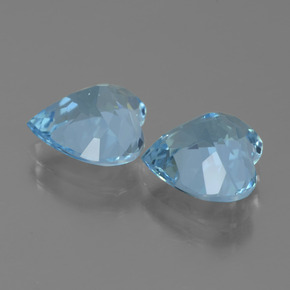 Topaz Gemstones in 9 x 9 mm (calibrated) Size for Sale, Topaz Stones in Sky Blue Color