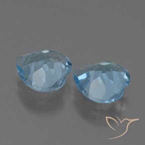 Topaz Gemstones in 9 x 9 mm (calibrated) Size for Sale, Topaz Stones in Sky Blue Color