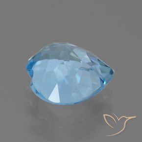 Topaz Gemstone in 9 x 9 mm (calibrated) Size for Sale, Topaz Stone in Sky Blue Color