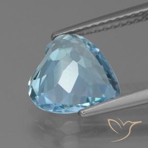Topaz Gemstone in 9 x 9 mm (calibrated) Size for Sale, Topaz Stone in Sky Blue Color