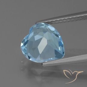 Topaz Gemstone in 9 x 9 mm (calibrated) Size for Sale, Topaz Stone in Sky Blue Color