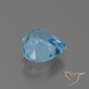 Topaz Gemstone in 9 x 9 mm (calibrated) Size for Sale, Topaz Stone in Sky Blue Color
