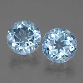 3.3ct Round Facet Swiss Blue Topaz Gem for sale 3.3ct Round Facet Swiss Blue Topaz Gem (ID: 439944)