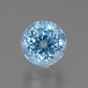 3.9ct Round Facet Swiss Blue Topaz Gem for sale 3.9ct Round Facet Swiss Blue Topaz Gem (ID: 440125)