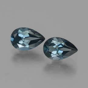 1.4ct Pear Facet London Blue Topaz Gem for sale 1.4ct Pear Facet London Blue Topaz Gem (ID: 442026)