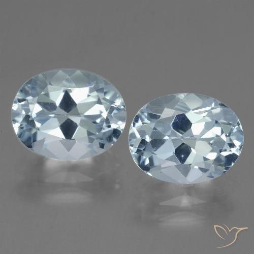6.6 ct Loose Sky Blue Topaz, 10.1 x 8 mm Oval Cut From Brazil, Photo A