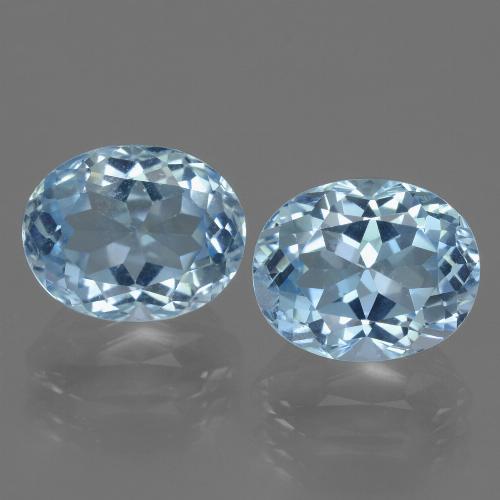 Sky Blue Topaz Gem - 3.7ct Oval Facet (ID: 442146)