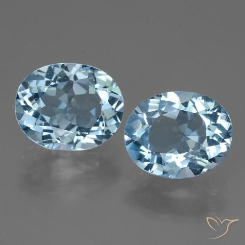 6.75ctw Natural Swiss Blue Topaz, Oval, VVS-VS