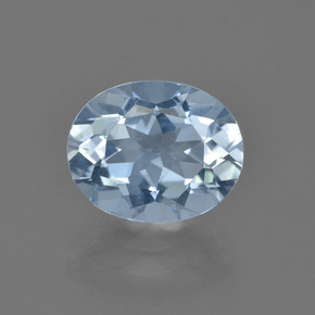 hellblau Topas Edelstein - 3.1ct Oval facettiert (ID: 442416)