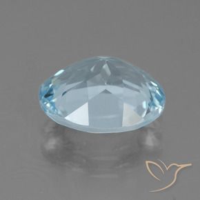 Topaz Gemstone in 10 x 8 mm (calibrated) Size for Sale, Topaz Stone in Sky Blue Color