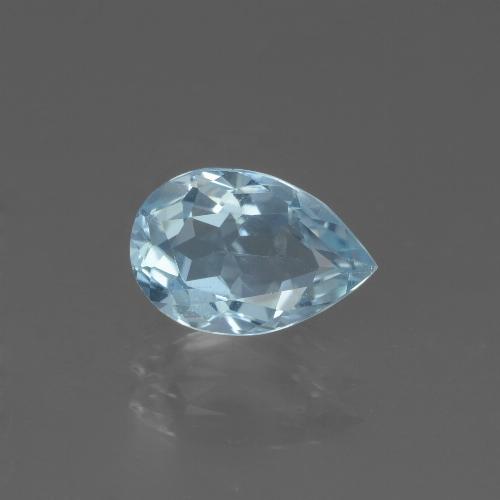 Azul Cielo Topacio Gema - 1.6ct Corte en forma de pera (ID: 442522)