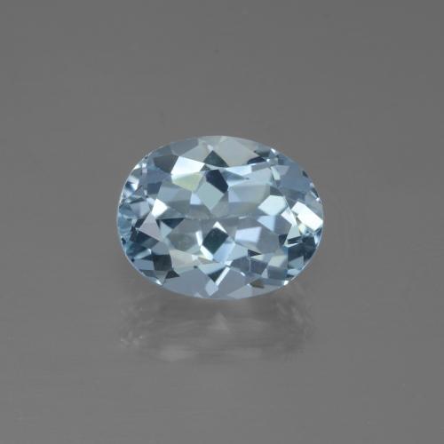 Swiss Blue Topaz Gem - 3.1ct Oval Facet (ID: 442657)