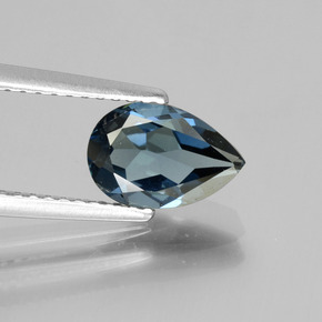 1.4ct Pear Facet London Blue Topaz Gem for sale 1.4ct Pear Facet London Blue Topaz Gem (ID: 442671)