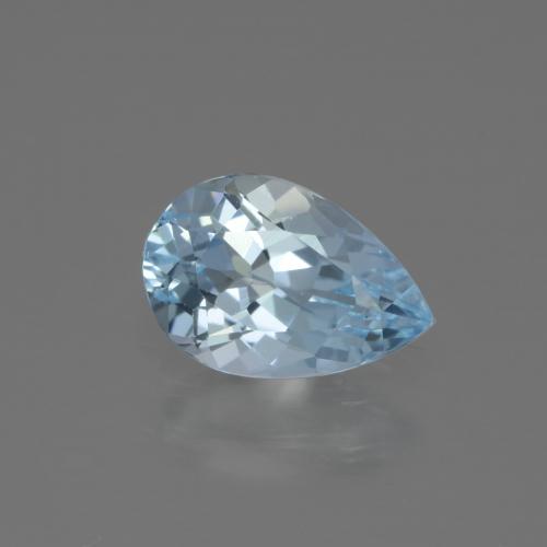 Celeste Topazio Gem - 1.6ct Sfaccettatura a pera (ID: 442684)