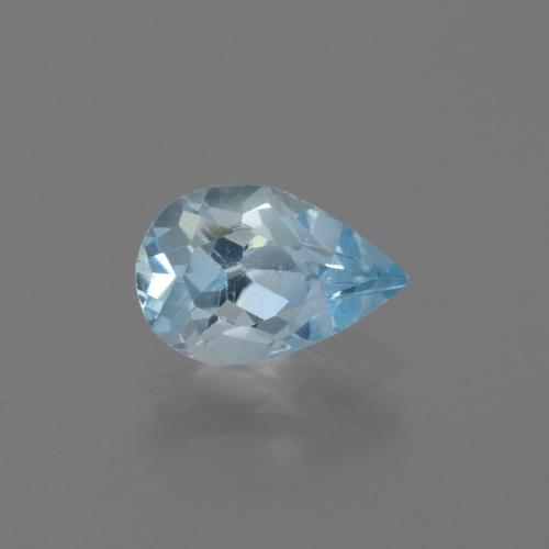 Swiss Blue Topaz Gem - 1.7ct Pear Facet (ID: 442739)