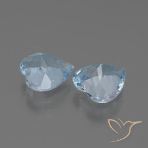 Topaz Gemstones in 9 x 9 mm (calibrated) Size for Sale, Topaz Stones in Swiss Blue Color