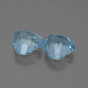 Topaz Gemstones in 9 x 9 mm (calibrated) Size for Sale, Topaz Stones in Sky Blue Color