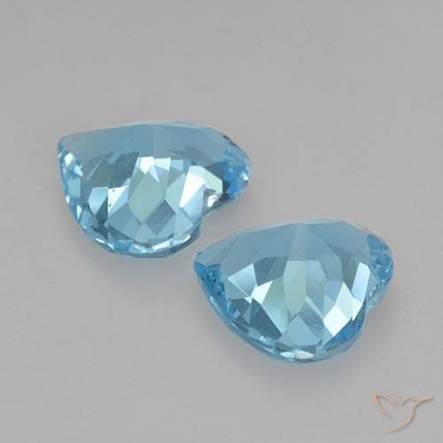 Topaz Gemstones in 9 x 9 mm (calibrated) Size for Sale, Topaz Stones in Swiss Blue Color