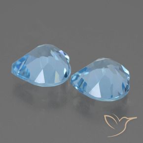 Topaz Gemstones in 9 x 9 mm (calibrated) Size for Sale, Topaz Stones in Sky Blue Color