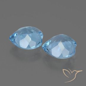 Topaz Gemstones in 9 x 9 mm (calibrated) Size for Sale, Topaz Stones in Sky Blue Color