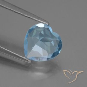 Topaz Gemstone in 9 x 9 mm (calibrated) Size for Sale, Topaz Stone in Sky Blue Color