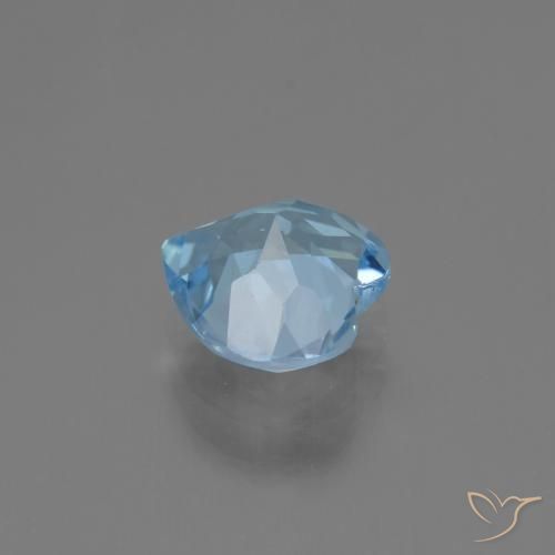 Topaz Gemstone in 8.5 x 8.7 mm Size for Sale, Topaz Stone in Swiss Blue Color