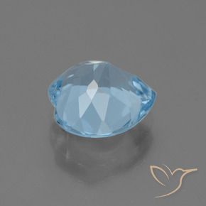 Topaz Gemstone in 9 x 9 mm (calibrated) Size for Sale, Topaz Stone in Sky Blue Color
