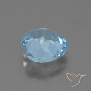 Topaz Gemstone in 9 x 9 mm (calibrated) Size for Sale, Topaz Stone in Swiss Blue Color