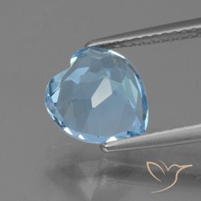 Topaz Gemstone in 9 x 9 mm (calibrated) Size for Sale, Topaz Stone in Sky Blue Color