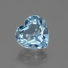 2.9ct Heart Facet Swiss Blue Topaz Gem for sale 2.9ct Heart Facet Swiss Blue Topaz Gem (ID: 443153)