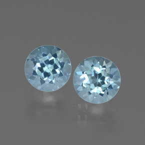 Sky Blue Topaz Gem - 1.1ct Round Facet (ID: 444137)