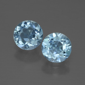 Swiss Blue Topaz Gem - 1.1ct Round Facet (ID: 444589)