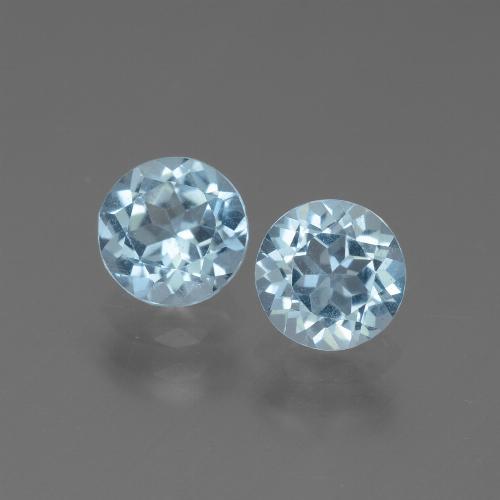 1.1ct Round Facet Swiss Blue Topaz for sale thumb image of 1.1ct Round Facet Swiss Blue Topaz (ID: 444743)