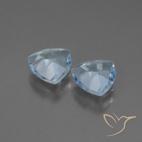 Topaz Gemstones in 7 x 7 mm (calibrated) Size for Sale, Topaz Stones in Sky Blue Color