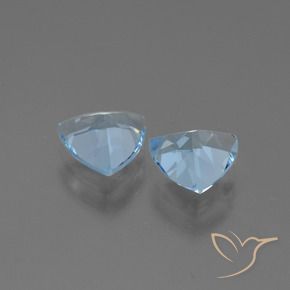 Topaz Gemstones in 7 x 7 mm (calibrated) Size for Sale, Topaz Stones in Sky Blue Color