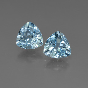 1.3ct Trillion Facet Swiss Blue Topaz Gem for sale 1.3ct Trillion Facet Swiss Blue Topaz Gem (ID: 445680)