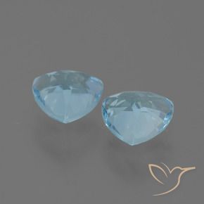 Topaz Gemstones in 7 x 7 mm (calibrated) Size for Sale, Topaz Stones in Sky Blue Color