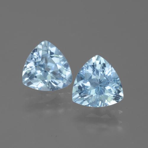 Swiss Blue Topaz Gem - 1.3ct Trillion Facet (ID: 445701)