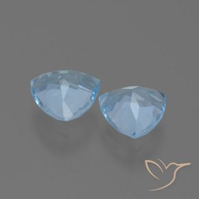 Topaz Gemstones in 7 x 7 mm (calibrated) Size for Sale, Topaz Stones in Swiss Blue Color