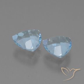 Topaz Gemstones in 7 x 7 mm (calibrated) Size for Sale, Topaz Stones in Sky Blue Color
