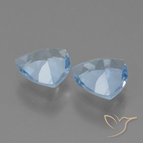 Topaz Gemstones in 7 x 7 mm (calibrated) Size for Sale, Topaz Stones in Sky Blue Color